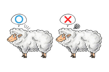 羊マルバツセット