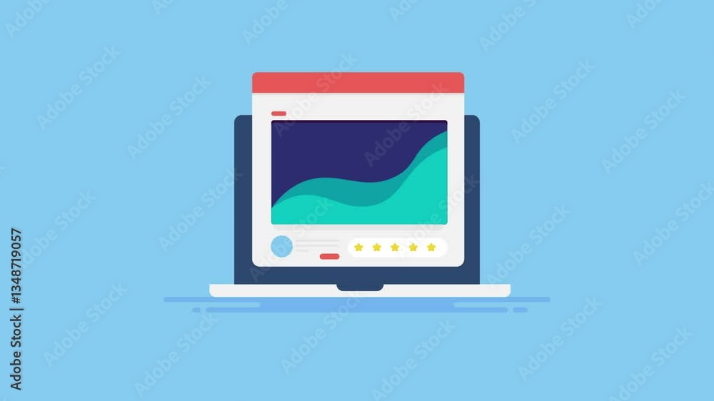 Poster website traffic graph on analytics dashboard screen, seo report and social media user engagement on 