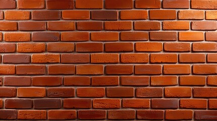 Obraz premium A close-up view of a rustic, red brick wall with textured surface and rich color variations.