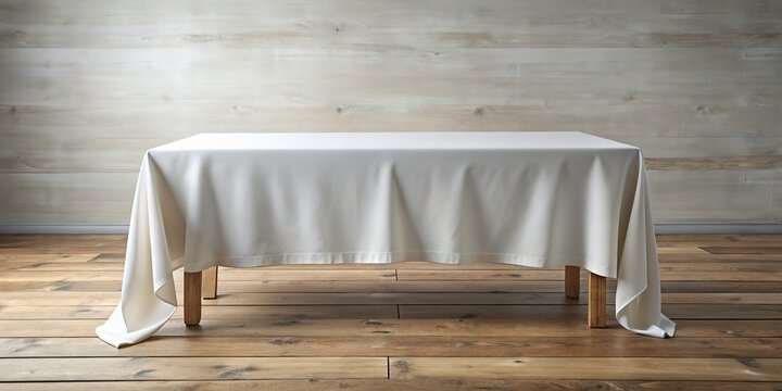 6ft Rectangular Tablecloth Mockup -  Perfect for Restaurant & Event Planners