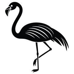 flamingo vector design, awesome flamingo ,high resolution printable flamingo artwork and Flamingo silhouette vector illustration Flamingo silhouette vector Silhouette Art & Illustration.