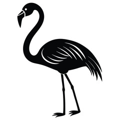 flamingo vector design, awesome flamingo ,high resolution printable flamingo artwork and Flamingo silhouette vector illustration Flamingo silhouette vector Silhouette Art & Illustration.
