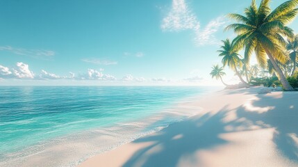 Fototapeta premium Tropical beach paradise (1)