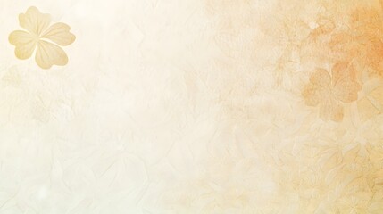 Soft floral pattern design with textured paper background
