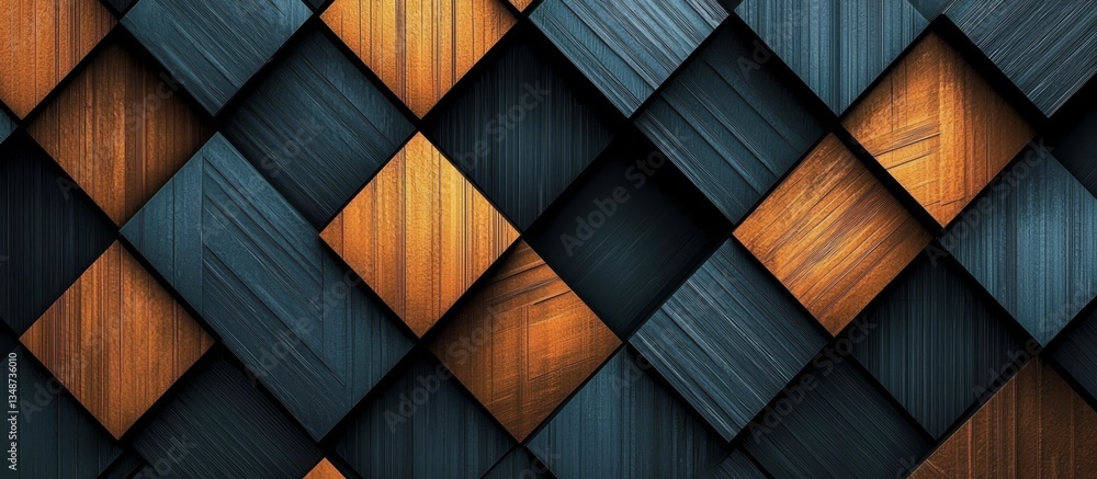 Poster merging classic aesthetics with contemporary design through a repetitive pattern.