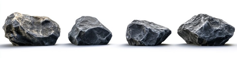 Obraz premium Group of Gray Rocks