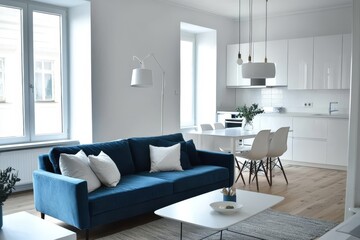 Elegant interior design in a modern apartment setting.