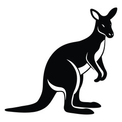 kangaroo vector illustration, kangaroo vector illustration, kangaroo icon vector illustration, Australian animal silhouette set with kangaroo silhouette vector image, illustration set of kangaroo.