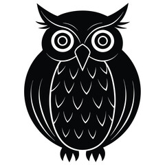 owl silhouettes, silhouette of owl with a tree branch vector illustration, Owl silhouette vector, A minimalist an owl bird is flying silhouette black vector illustration.