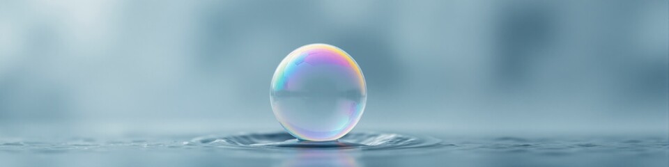 A colorful image of many small bubbles floating in the air