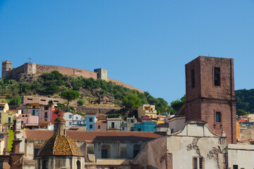 Charming village of Bosa, Sardinia, Italy