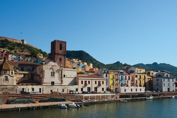 Charming village of Bosa, Sardinia, Italy