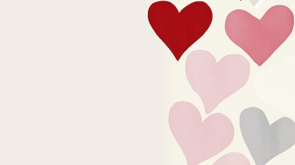 Illustration valentine's romantic pattern.