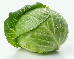Fototapeta premium Fresh green cabbage