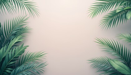 Minimalist Palm Leaf Art