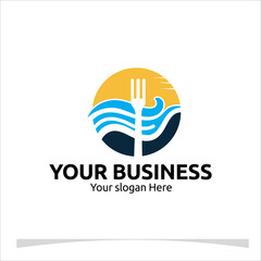 Modern and minimalist fork logo design with a touch of elegance. Ideal for branding food services, catering companies, or any business in the culinary industry. Vector format included