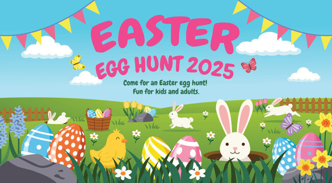 Easter Egg Hunt 2025 Poster