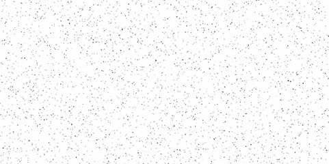 Vector textured white paper texture background and terrazzo flooring texture. Grunge old pattern surface closeup stucco rough wall.