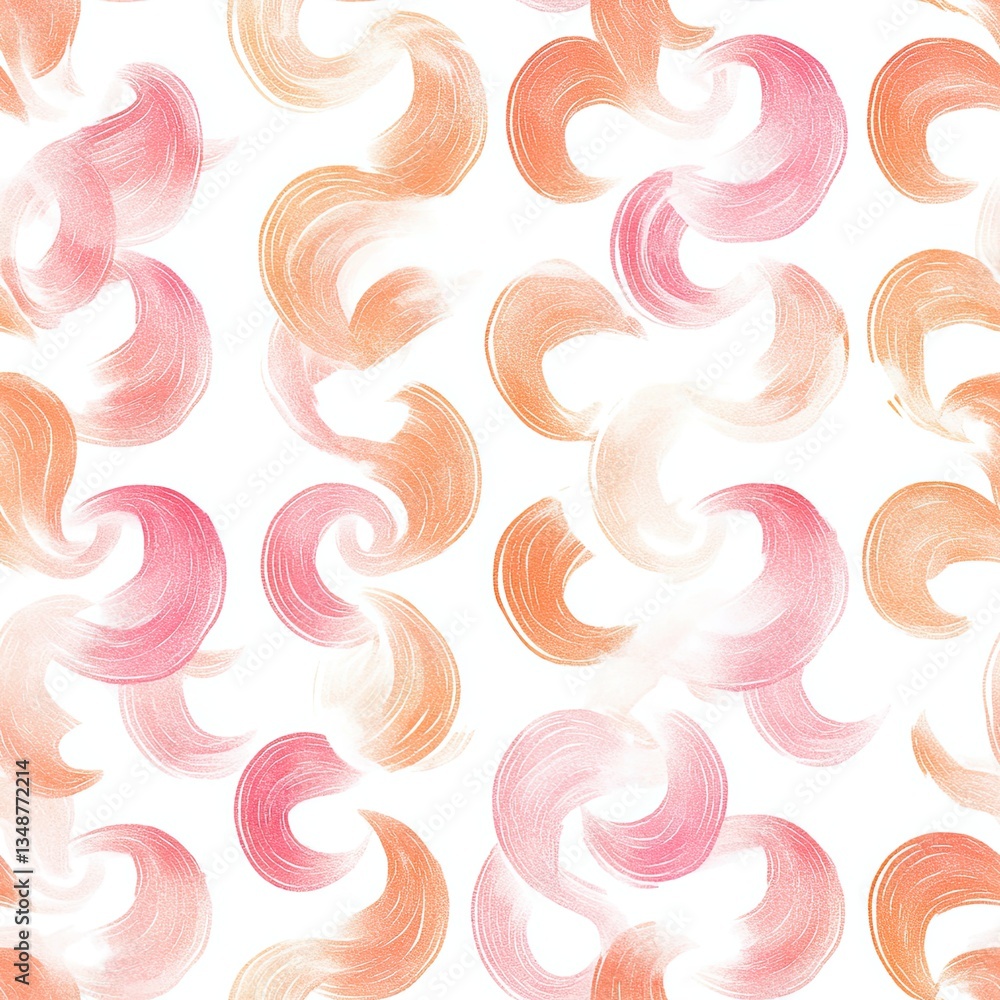 Aufkleber subtle waffle pattern overlapping watercolor swirls ideal for fashion branding and web design