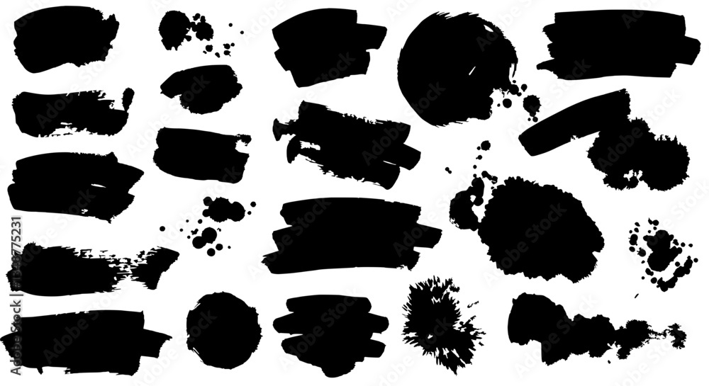 Poster ink blot textures: a collection of abstract ink blot textures. create unique backgrounds, artistic d