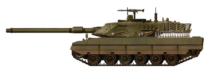 Patagon Revolution 120mm (modernization of the Patagon Revolution tank, with a new 120mm gun) © Tikros