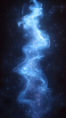 Particle space abstract background