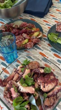 the italian coast on a yacht with chef chef chevre