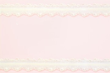 Lace ribbon border backgrounds tablecloth textured.