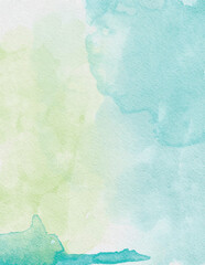 Blue green watercolor background, Abstract blue and green watercolor background, Abstract paint gradient, Beautiful Blue and green Watercolor Background, blue watercolour paper texture background