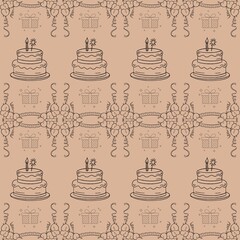Celebration Treats Birthday Cake and Gift Pattern
