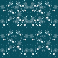 Whispering Petals, Soft Floral Scatter Pattern