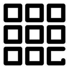 user interface thin icon