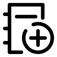 user interface thin icon