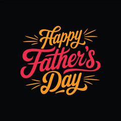 Happy Father's Day T-shirt Design Graphic