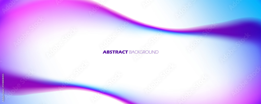 Aufkleber liquid shape. futuristic abstract background. bright fluid colors. defocused color gradients. blurre
