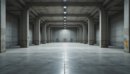 Spacious Modern Concrete Garage | Industrial Design