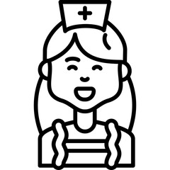 Nurse Icon Vector Element
