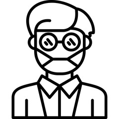 Mask Icon Vector Element