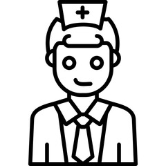 Nurse Icon Vector Element