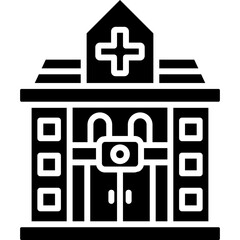 Obraz premium Hospital Icon Vector Element