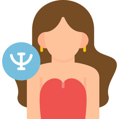 Psychologist Icon Vector Element