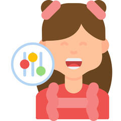 Self Control Icon Vector Element