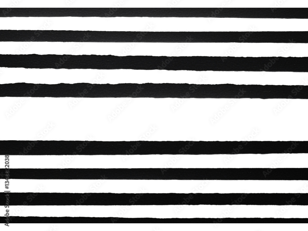 Poster a seamless pattern of horizontal torn paper strips against a transparent background