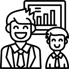 Presentation Icon Vector Element