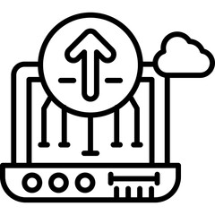 Upload Icon Vector Element