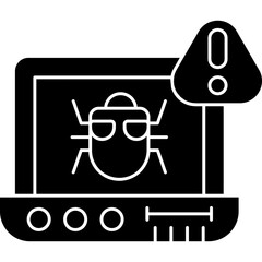 Warning System Icon Vector Element