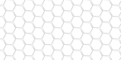 Abstract Hexagon white background  and shadow. Abstract background design with white hexagon and  Abstract. Hexagon. Vector.
