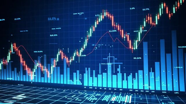 Beautiful stock ticker video
25031570