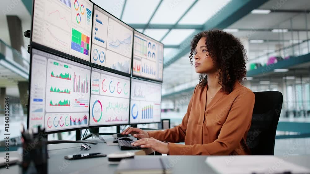Aufkleber Data Analyst Using Data Analytics KPI