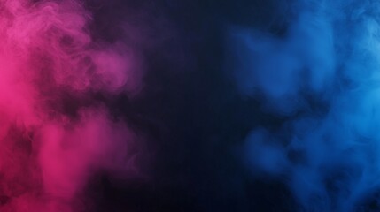 Obraz premium Abstract Pink and Blue Smoke Clouds Background Texture Design